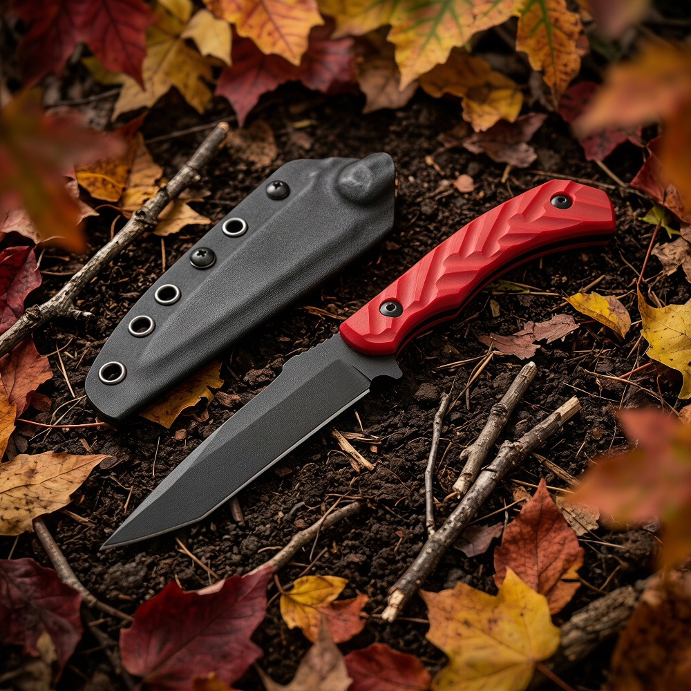 Bushcraft Knife Fixed - Fixed Blade Hunting Knife Nylon Fiber