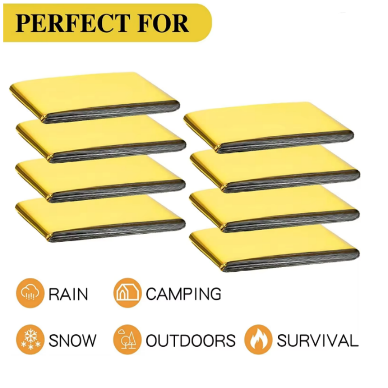 Portable Lightweight Aluminum  - Survival Blanket Reflective 评论和价格