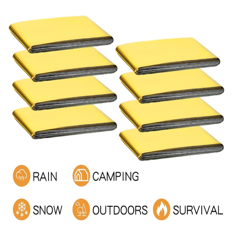 130x210cm Heavy‑Duty Mylar Foi - Survival Blanket Reflective 评论和价格