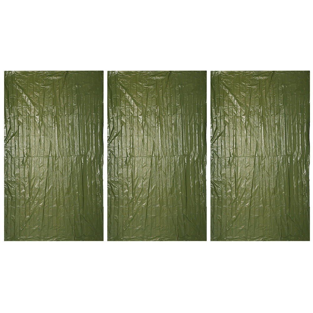 3Pcs Outdoor Emergency Blanket - Survival Blanket Reflective 评论和价格